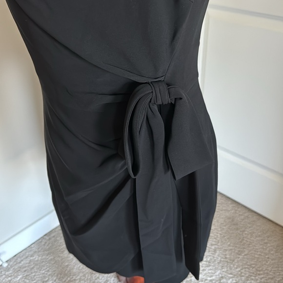 NWT Cinq a Sept Mini Nanon Dress In Black Mini size 8 - Picture 6 of 8